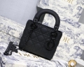 Dior M0505 Mini Dior Lady Bag Black Cannage lambskin