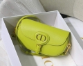 Dior M9327 dior Bobby bag East West Box Calfskin Yellow