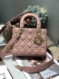 Dior Small Lady My ABCDior Bag Lambskin M0538 Light Pink