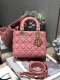 Dior Small Lady My ABCDior Bag Lambskin M0538 Pink