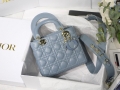 Dior Small Lady My ABCDior Bag Lambskin M0538 logo blue