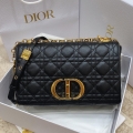 Dior Medium Caro Bag Calfskin M9242 Black