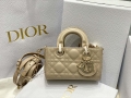 Dior S0910 Micro Lady D-joy Bag Sand Colored Cannage Lambskin