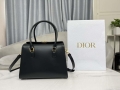 Dior M8675 Medium Boston bag Black box Calfskin