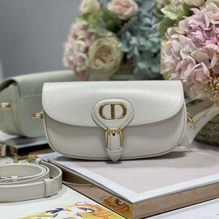 Dior M9317S Crossbody Small Bobby EAST-WEST Bag Smooth Calfskin White