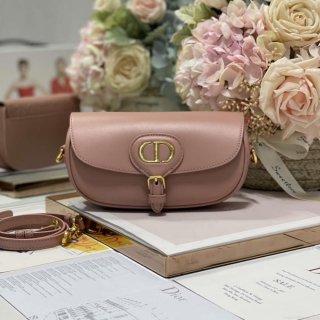 Dior M9317S Crossbody Small Bobby EAST-WEST Bag Smooth Calfskin Pink