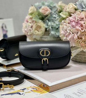 Dior M9317S Crossbody Small Bobby EAST-WEST Bag Smooth Calfskin Black