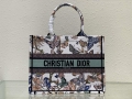 Dior Book Tote M1296 Medium Latte Multicolor Dior Jardin d’Hiver Embroidery M0083