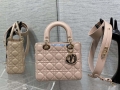 Dior M0538 Small Lady My ABCDior Bag Light pink Cannage Lambskin