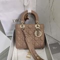 Dior M0538 Small Lady My ABCDior Bag Warm Taupe Cannage Lambskin