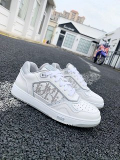 Dior 3SN272 B27 Low Top Sneaker White Smooth Calfskin