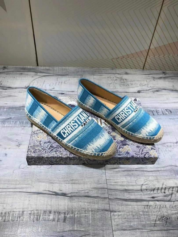 Dior KDB585 Dior Granville Espadrille Shoes Blue