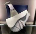 Dior M0446 Saddle Bag Dior Calfskin Bag White