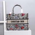 Dior M1286 Dior Book Tote Small Multicolor Flowers Embroidery