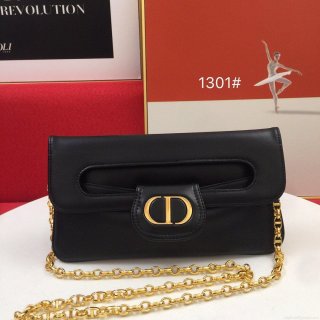 Dior M8641 Medium Diordouble Bag Black