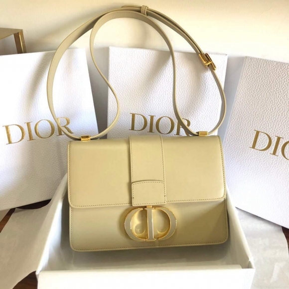 Dior M9204 Dior 30 Montaigne Box Bag Calfskin Apricot