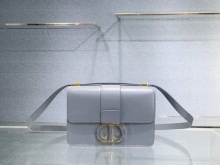 Dior M9204 Dior 30 Montaigne Box Bag Calfskin Light Blue