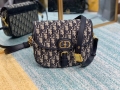 Dior M9319 Dior Bobby Medium Crossbody Bag Oblique Jacquard Navy Blue