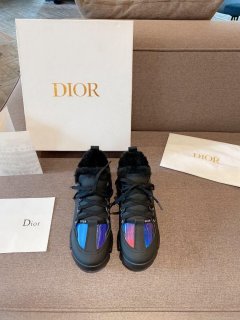 Dior Sneakers Designer Dior Tennis Flats Shoes Women 81108