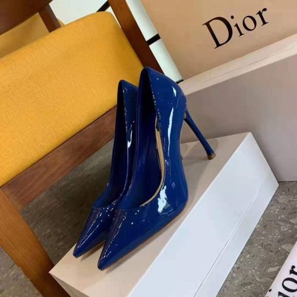 Dior Women’s Pump Dior Designer Shoes 81175 Navy Blue