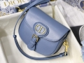 Dior M9317 Crossbody small dior Bobby bag Lake Blue box Calfskin