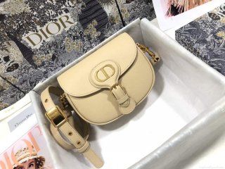 Dior M9319 Medium dior Bobby bag Apricot box Calfskin