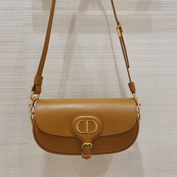 Dior M9327 dior Bobby bag East West Brown Box Calfskin