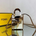 Fendi 8BS051 Mini Sunshine White FF printed fabric mini bag