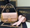 Fendi 8BR801 Baguette Brooch Bag Pink