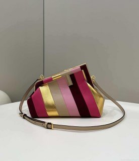 Fendi 8BP129 Fendi 8BP129 First Small Leathe bag with multicolour inlay 80018M