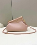 Fendi 8BP129 First Small Fuchsia leather bag 80018M Pink