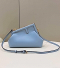 Fendi 8BP129 First Small Fuchsia leather bag 80018M Light Blue