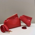 Fendi 8BP127 FENDI FIRST Medium Red leather bag