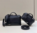 Fendi 8BL145 By The Way Mini Black leather small Boston bag