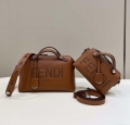 Fendi 8BL145 By The Way Mini Brown leather small Boston bag