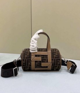 Fendi 7VA570 Mini bag Brown FF fabric bag