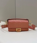 Fendi 8BR600 Baguette Medium Pink leather 0135M bag