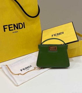 Fendi 7AR993 FENDI PICO PEEKABOO Charm 8385 Green