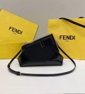 Fendi 8BP129 Fendi First Small Black patent leather bag