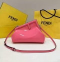 Fendi 8BP129 Fendi First Small Rose Pink patent leather bag