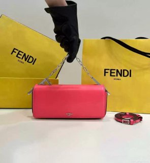 Fendi 8BS072 Fendi First Sight Red leather mini bag