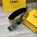 Fendi 7C0424 Belts Designer Calfskin wide 4.0CM F090112