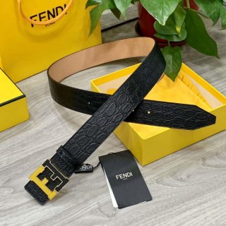 Fendi 7C0424 Belts Designer Calfskin wide 4.0CM F090126