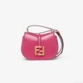 Fendi 8BS082 C’mon Mini Fuchsia Leather Bag