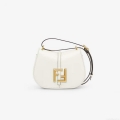 Fendi 8BS082 C’mon Mini White Leather Bag