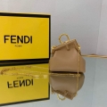 Fendi Nano First Charm Shoulder Bag 7AS051 Apricot