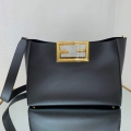 Fendi 8BH391 Fendi way Medium Black Leather bag