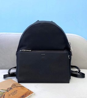 Fendi Backpack Waterproof nylon 2250 Black