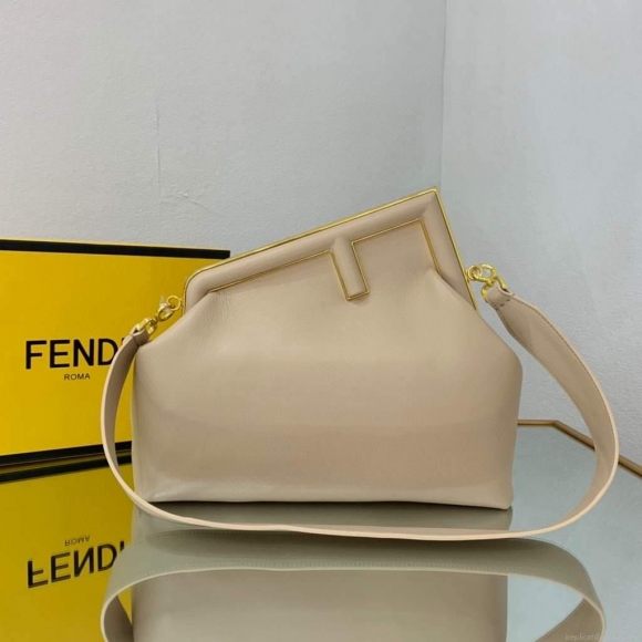 Fendi FIRST Medium Bag Light Pink Leather 8BP127