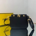 Fendi Touch Black leather Bag 8BT349